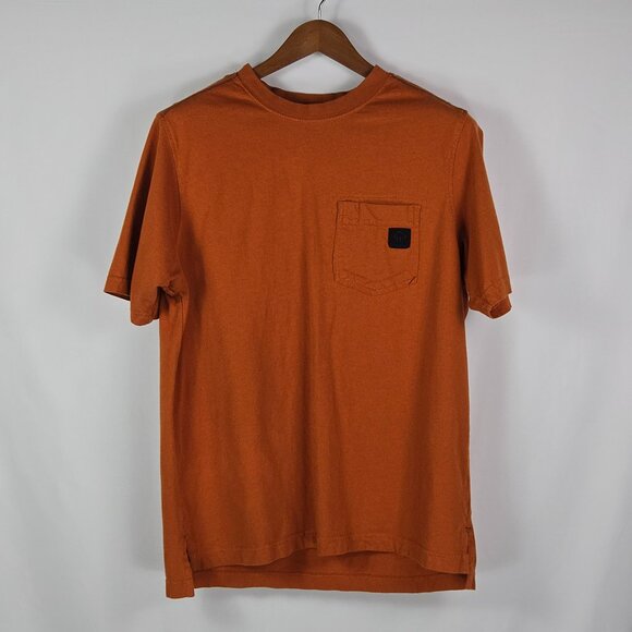Wolverine Men's Rust Orange Pocket T-Shirt Large Outdoor Workwear Streetwear - Picture 1 of 7